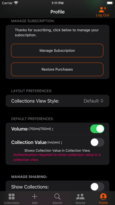 WhiskeyMate: Collect & Track screenshot 1