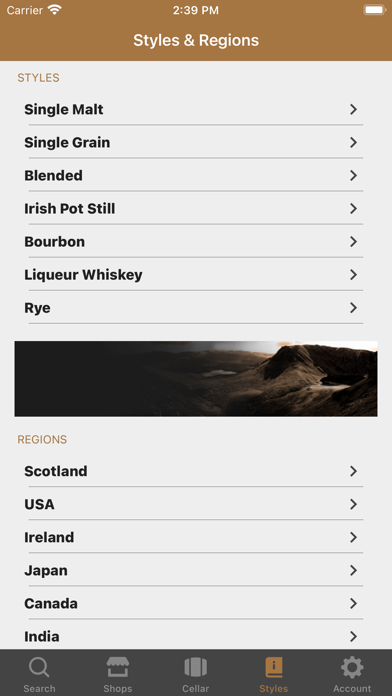 WhiskeySearcher screenshot 1