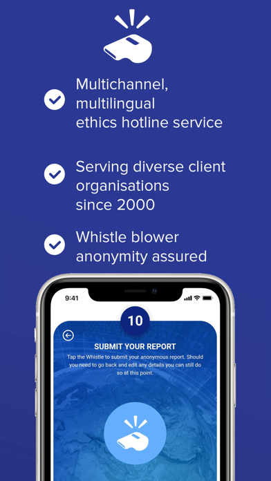 Whistle Blowers App screenshot 1