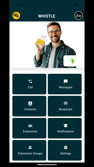 Whistle Voice and Messaging screenshot 1