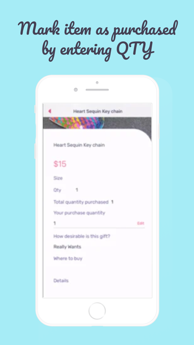 White Bow Gift Registry screenshot 2
