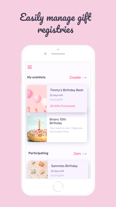 White Bow Gift Registry screenshot 6