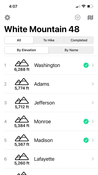 White Mountain 4000ft Tracker screenshot 2