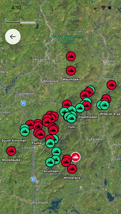 White Mountain 4000ft Tracker screenshot 1