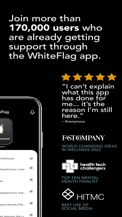 WhiteFlag: Mental Health Help screenshot 7