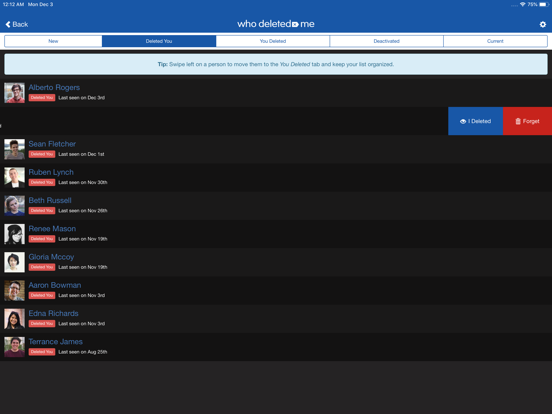Who Deleted Me Friend Tracker screenshot 1