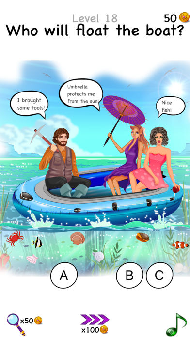 Who is Lying? Brain Riddles screenshot 1