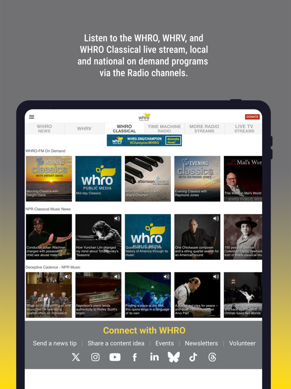 WHRO Public Media App screenshot 3