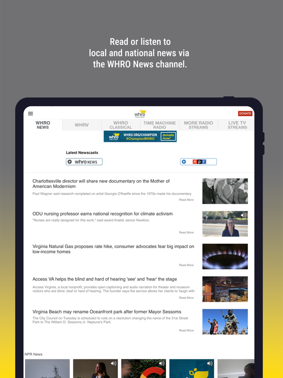 WHRO Public Media App screenshot 4