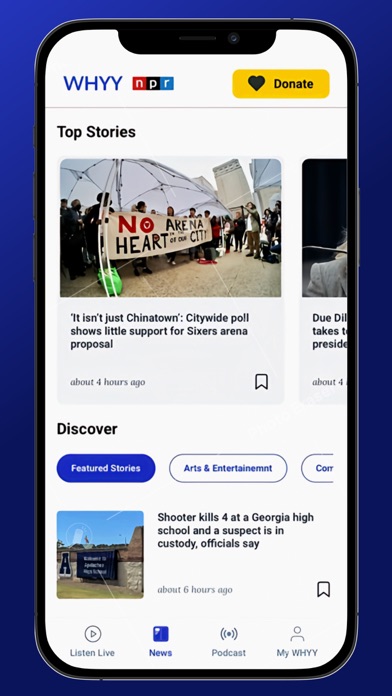 WHYY Listen: News & Podcasts screenshot 3