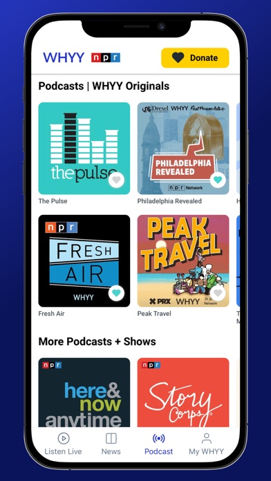 WHYY Listen: News & Podcasts screenshot 2