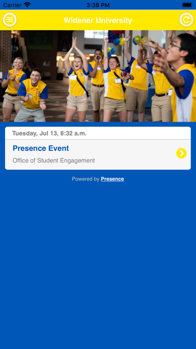 Widener Events screenshot 2