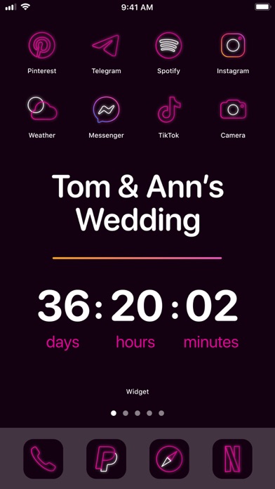 Widget | Countdown to birthday screenshot 9
