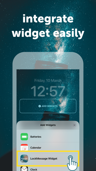 Widget Lock Screen Widget screenshot 2