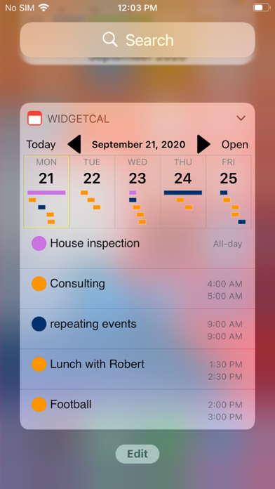 WidgetCal-Calendar Widget screenshot 5