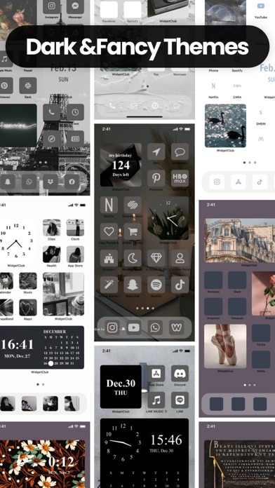 WidgetClub:Widget, Theme, Icon screenshot 2