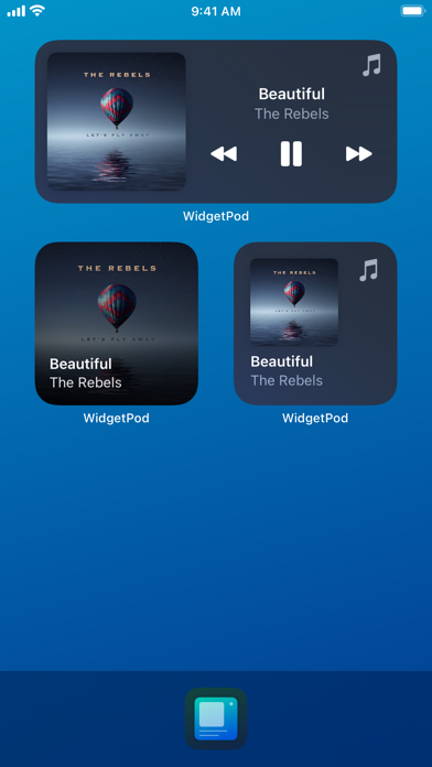 WidgetPod - Music Widget screenshot 1