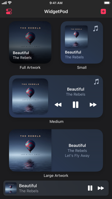 WidgetPod - Music Widget screenshot 3