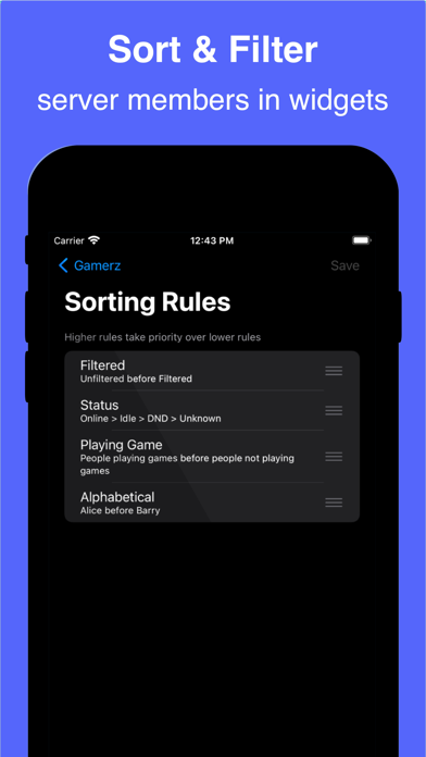 Widgets for Discord screenshot 1