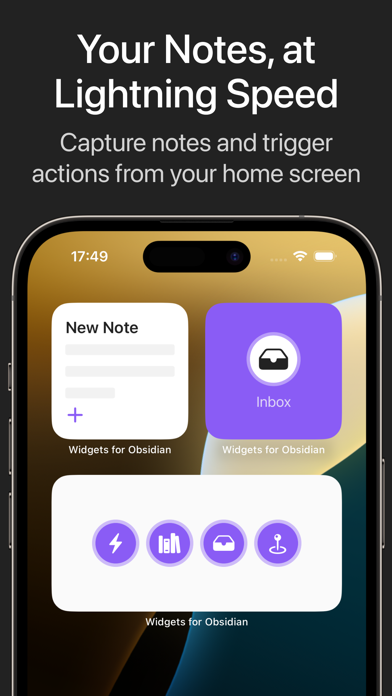 Widgets for Obsidian screenshot 4