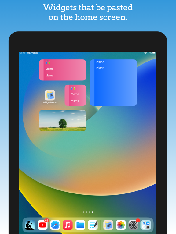 Widgets Sticky Note screenshot 2