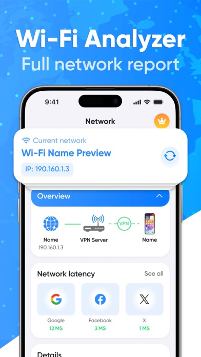 WIFI analyzer. Network scanner screenshot 5
