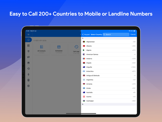 WiFi Calling App : Moon Dialer screenshot 1