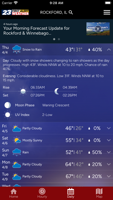 WIFR Weather screenshot 2