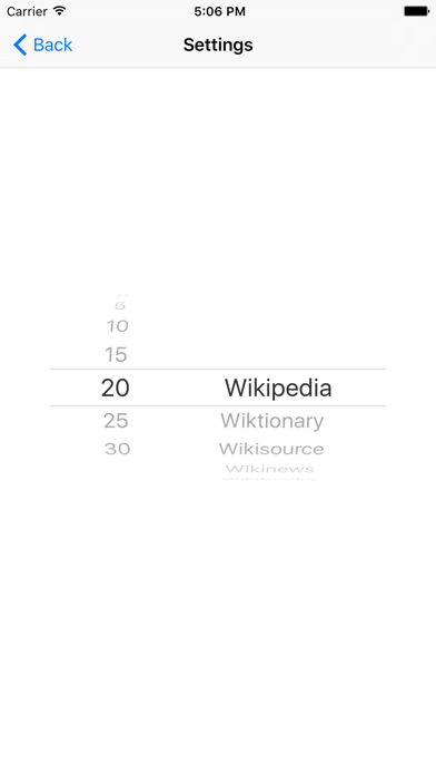 Wiki Search screenshot 1