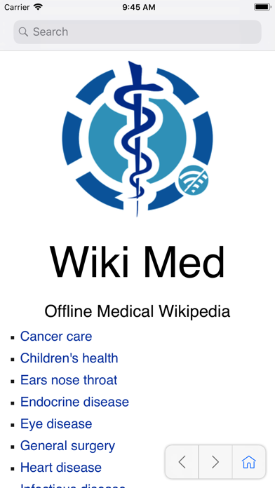 WikiMed screenshot 1