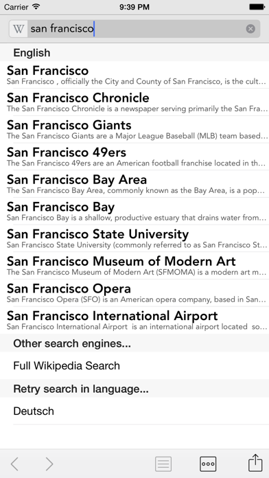 Wikipanion screenshot 1