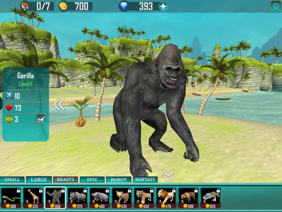 Wild Animal Beast Battle Game screenshot 5