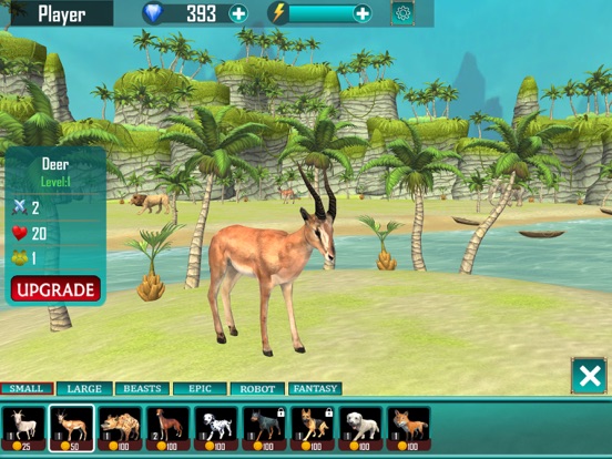 Wild Animal Beast Battle Game screenshot 1