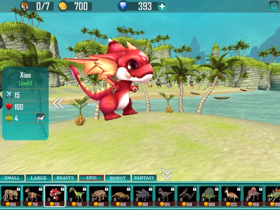 Wild Animal Beast Battle Game screenshot 2