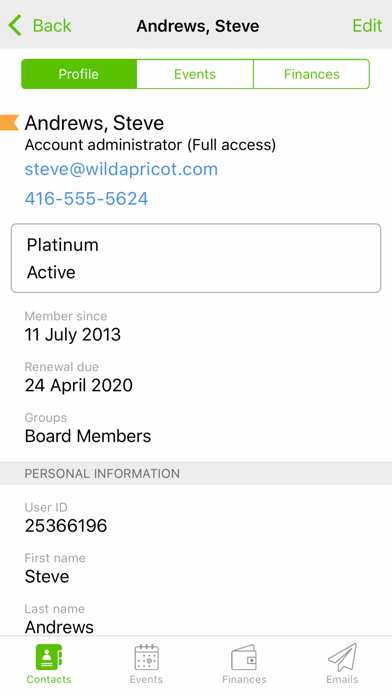 Wild Apricot for admins screenshot 3