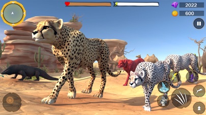 Wild Cheetah Family Sim 3D screenshot 5