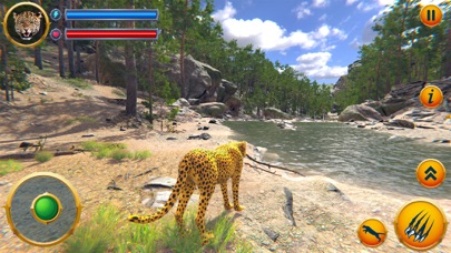 Wild Cheetah Family Simulator screenshot 2
