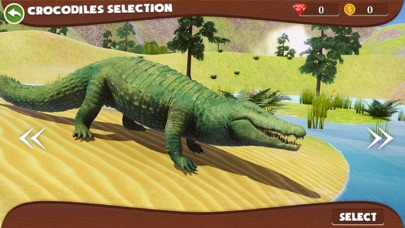 Wild Crocodile Family Sim screenshot 3
