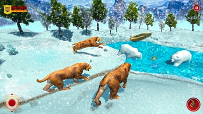 Wild Snow Tiger Safari Animal screenshot 2