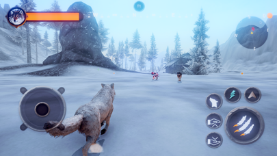 Wild Wolf Animals Simulator 3d screenshot 1