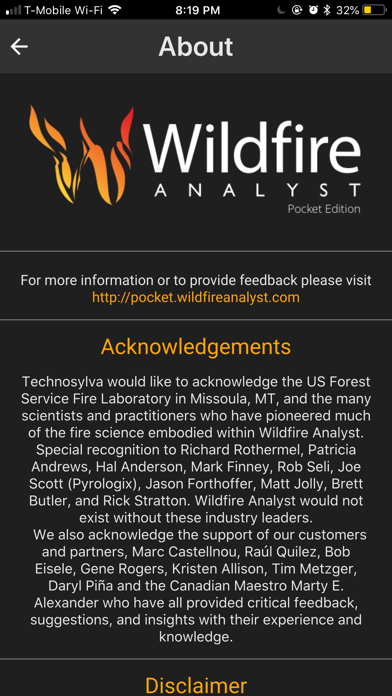 Wildfire Analyst Pocket screenshot 1