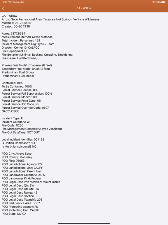 Wildfire Info screenshot 6
