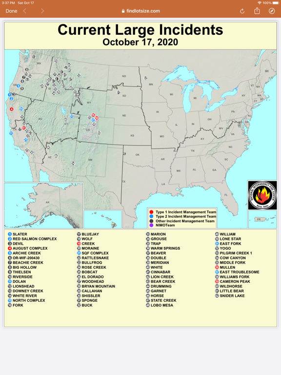 Wildfire Info screenshot 2