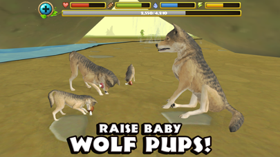 Wildlife Simulator: Wolf screenshot 2