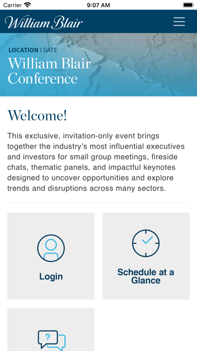 William Blair Conferences screenshot 4
