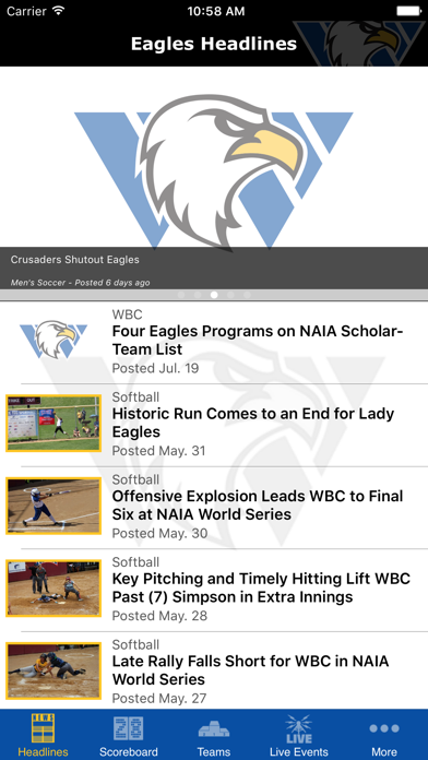 Williams Baptist University screenshot 4