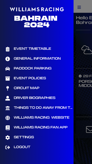 Williams F1 Events screenshot 3