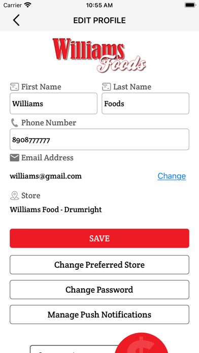 Williams Foods screenshot 1