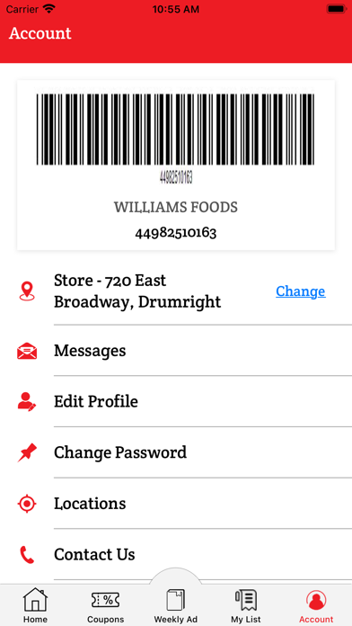 Williams Foods screenshot 2