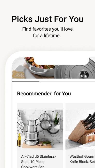 Williams Sonoma screenshot 1